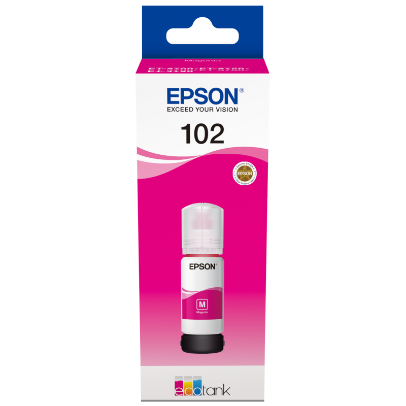 Recarga Cartucho de tinta Epson 102 Magenta Original - C13T03R340