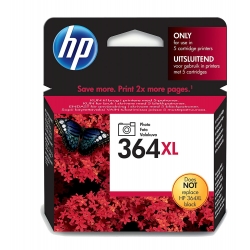 Ink cartridge HP 364XL Black Photo Original - CB322EE - Discontinued