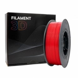 Filamento 3D ASA - Diâmetro 1.75mm - Bobina 1kg - Cor Vermelho