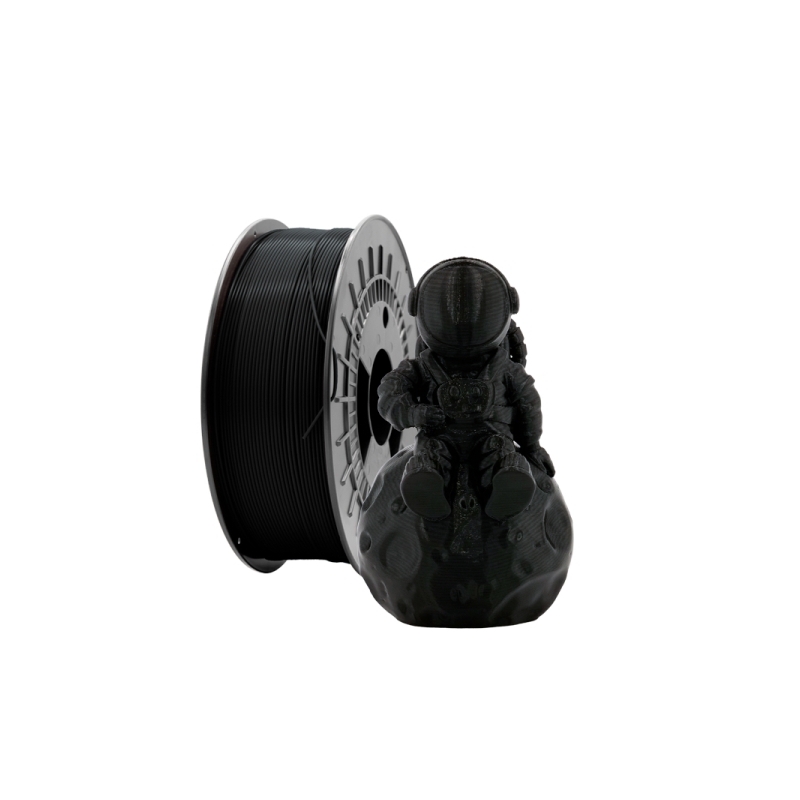 Filamento 3D PETG - Diâmetro 1.75mm - Bobina 2.5kg - Cor Preto