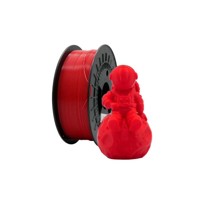 Filamento 3D PETG - Diâmetro 1.75mm - Bobina 1kg - Cor Vermelho