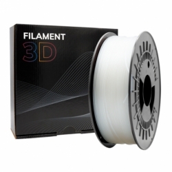 Filamento 3D PETG - Diâmetro 1.75mm - Bobina 1kg - Cor Transparente