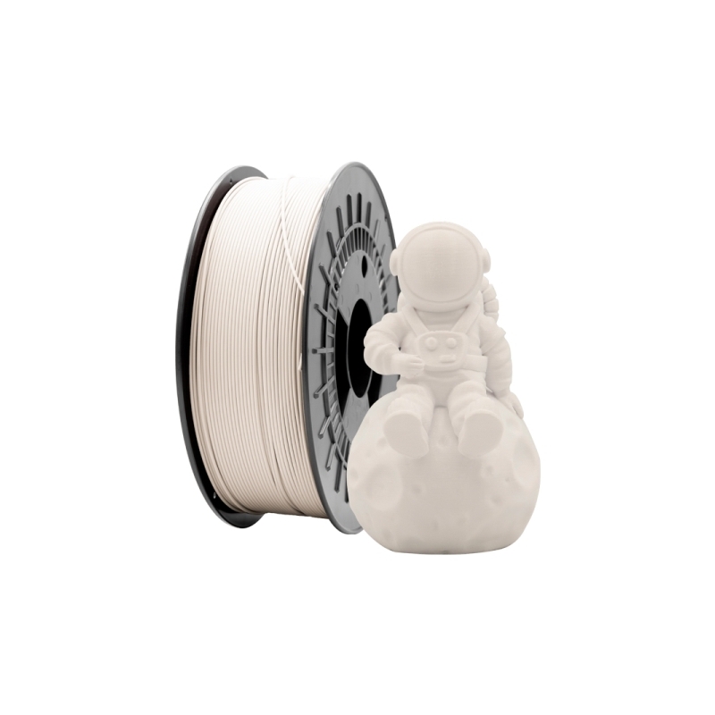 Filamento 3D PETG - Diâmetro 1.75mm - Bobina 1kg - Cor Branco