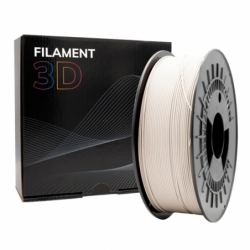 Filamento 3D PETG - Diâmetro 1.75mm - Bobina 1kg - Cor Branco
