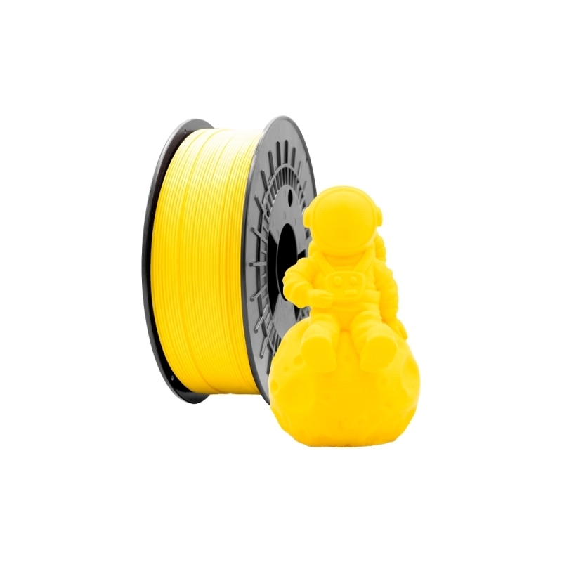Filamento 3D PETG - Diámetro 1.75mm - Bobina 1kg - Color Amarillo