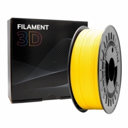 Filamento 3D PETG - Diámetro 1.75mm - Bobina 1kg - Color Amarillo