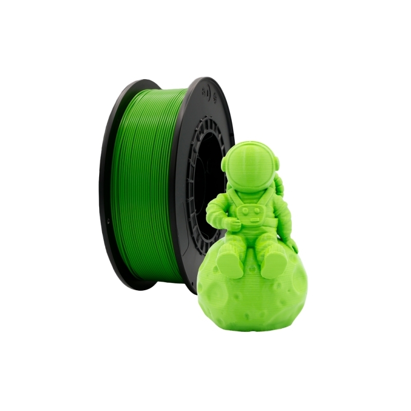 Filamento 3D PLA - Diâmetro 1.75mm - Bobina 1kg - Cor Verde Maçã