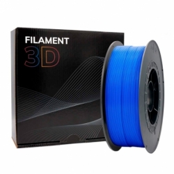 Filamento 3D PLA - Diámetro 1.75mm - Bobina 1kg - Color Azul Oscuro