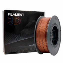 Filamento 3D PLA - Diámetro 1.75mm - Bobina 1kg - Color Bronce