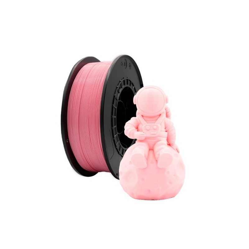 Filamento 3D PLA - Diámetro 1.75mm - Bobina 1kg - Color Rosa Crema