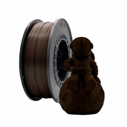 Filamento 3D PLA - Diâmetro 1.75mm - Bobina 1kg - Cor Ébano