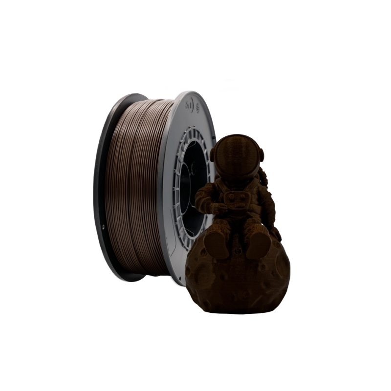 Filamento 3D PLA - Diâmetro 1.75mm - Bobina 1kg - Cor Ébano