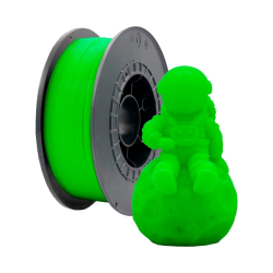 PLA 3D Filament - 1.75mm Diameter - 1kg Spool - Fluorescent Green