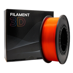 PLA 3D Filament - 1.75mm Diameter - 1kg Spool - Fluorescent Orange