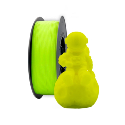 Filamento 3D PLA - Diâmetro 1.75mm - Bobina 1kg - Cor Amarelo Fluoresc