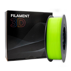 PLA 3D Filament - 1.75mm Diameter - 1kg Spool - Fluorescent Yellow