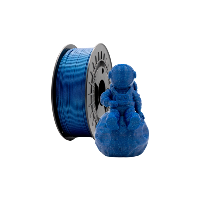 PLA GLITTER 3D Filament - 1.75mm Diameter - 1kg Spool - Blue