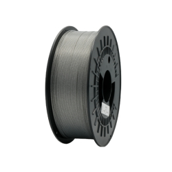 Filamento 3D PLA GLITTER - Diâmetro 1.75mm - Bobina 1kg - Cor Prateado