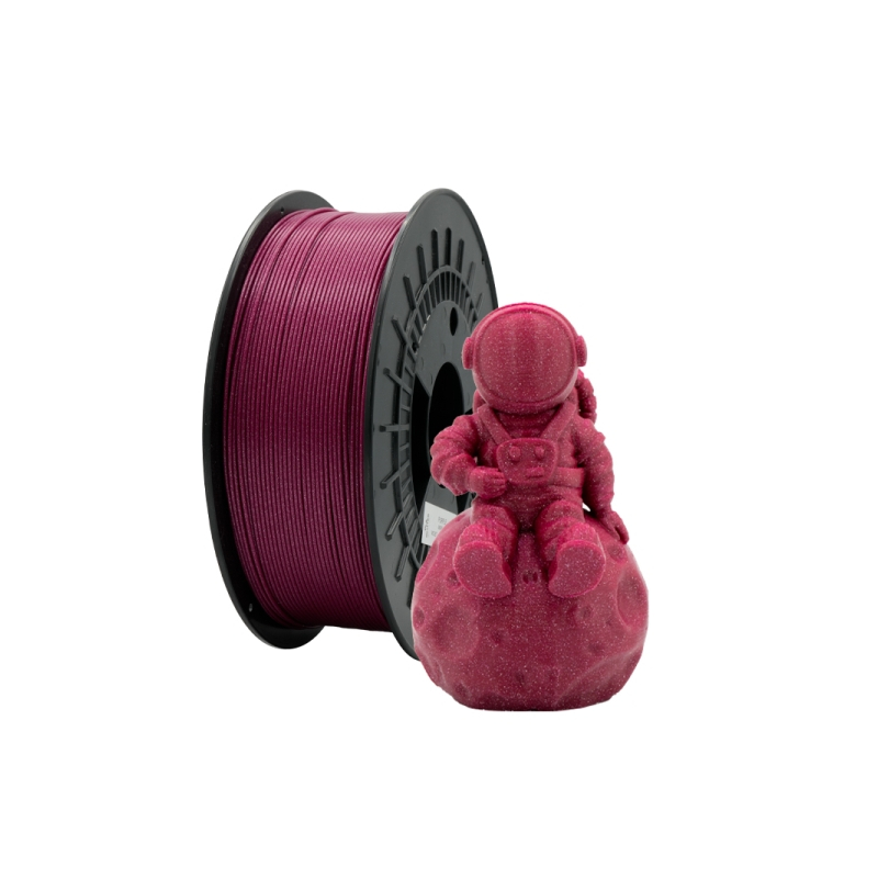 Filamento 3D PLA GLITTER - Diametro 1.75mm - Bobina 1kg - Color Violet