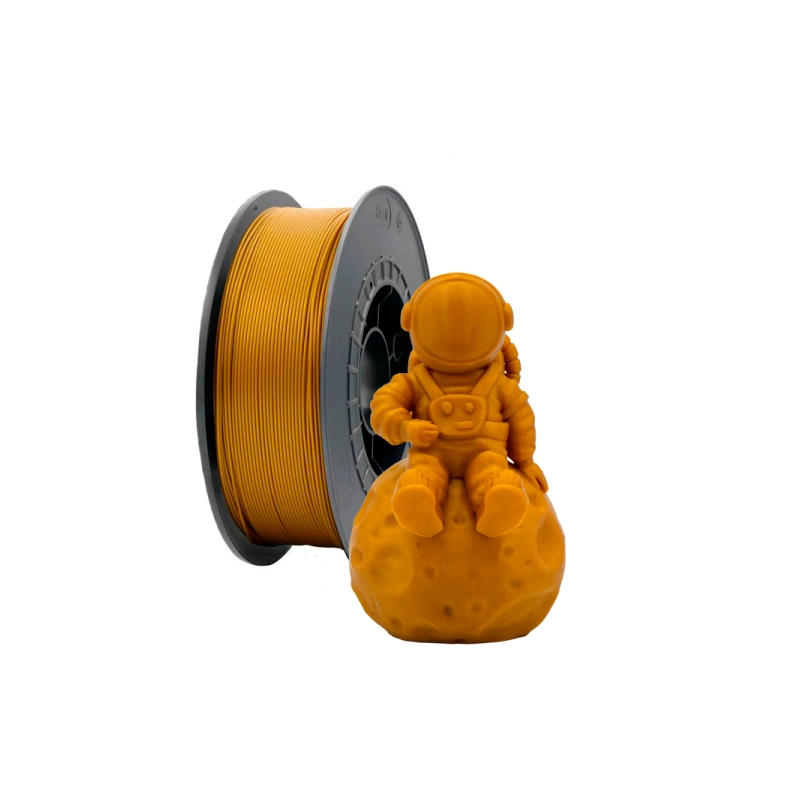 Filamento 3D PLA - Diâmetro 1.75mm - Bobina 1kg - Cor Dourado