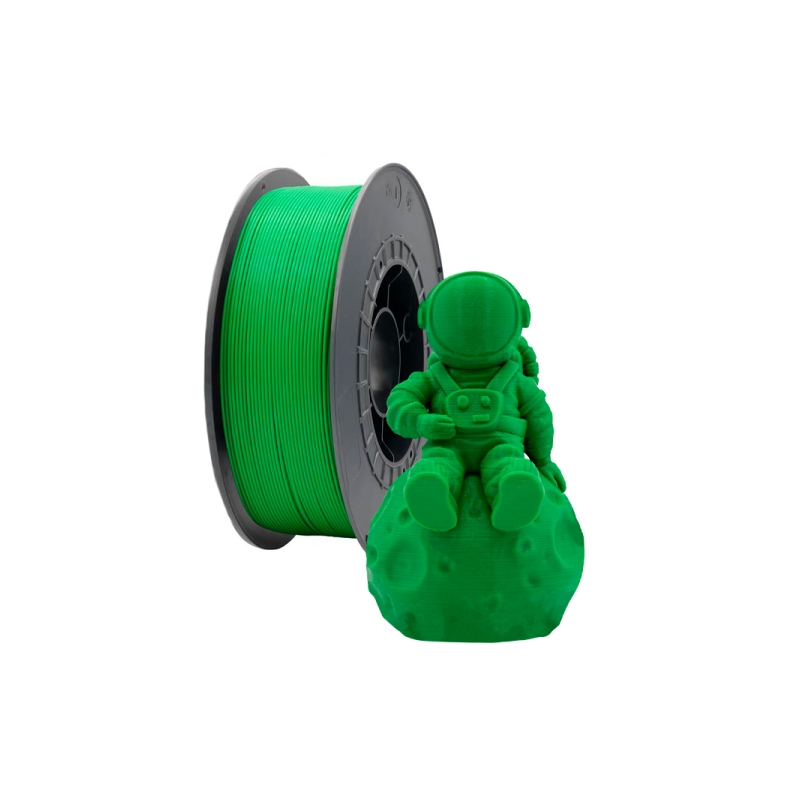 PLA 3D Filament - 1.75mm Diameter - 1kg Spool - Green