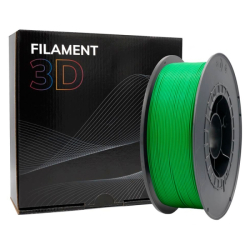 Filamento 3D PLA - Diâmetro 1.75mm - Bobina 1kg - Cor Verde