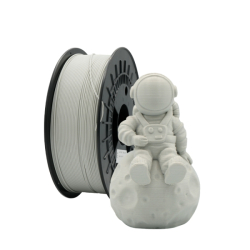 Filamento 3D PLA - Diâmetro 1.75mm - Bobina 1kg - Cor Cinzento