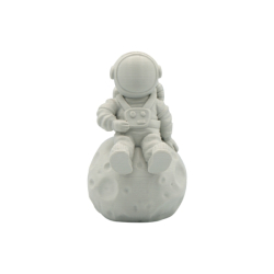 Filamento 3D PLA - Diâmetro 1.75mm - Bobina 1kg - Cor Cinzento