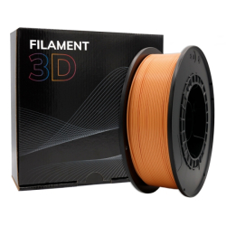 Filamento 3D PLA - Diâmetro 1.75mm - Bobina 1kg - Cor Couro