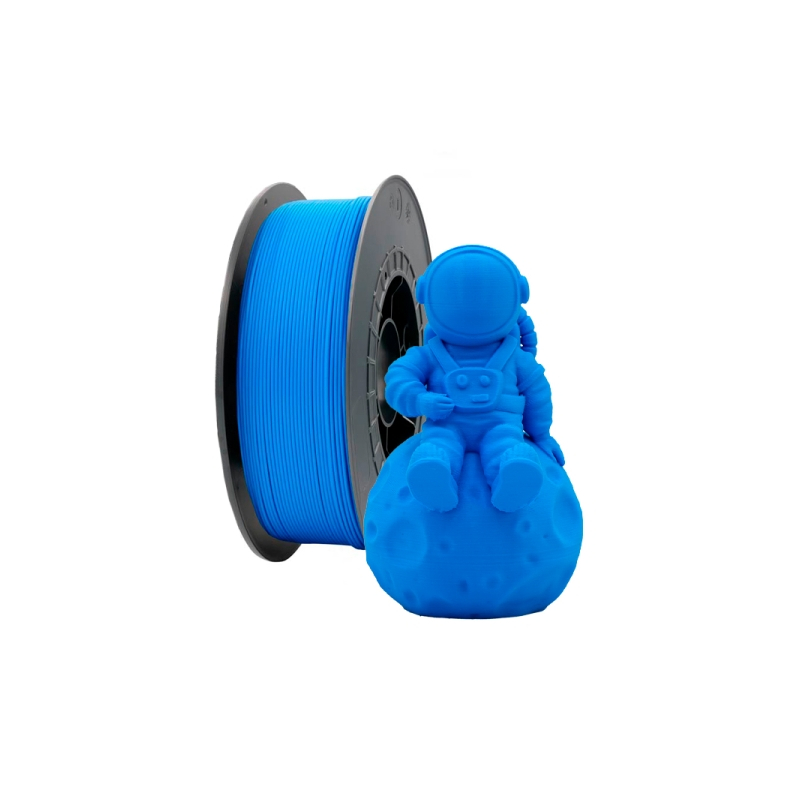 Filamento 3D PLA - Diâmetro 1.75mm - Bobina 1kg - Cor Azul Claro