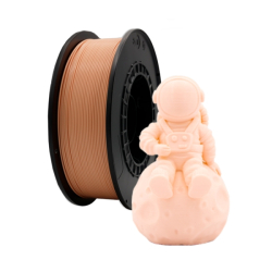 PLA 3D Filament - 1.75mm Diameter - 1kg Spool - Light Peach