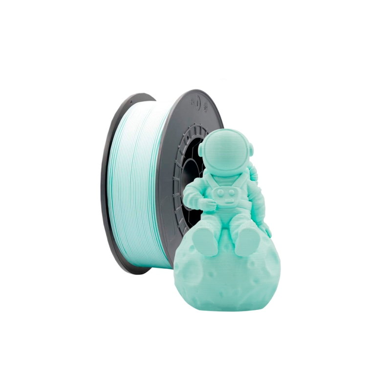 Filamento 3D PLA - Diâmetro 1.75mm - Bobina 1kg - Cor Turquesa Claro