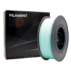Filamento 3D PLA - Diâmetro 1.75mm - Bobina 1kg - Cor Turquesa Claro