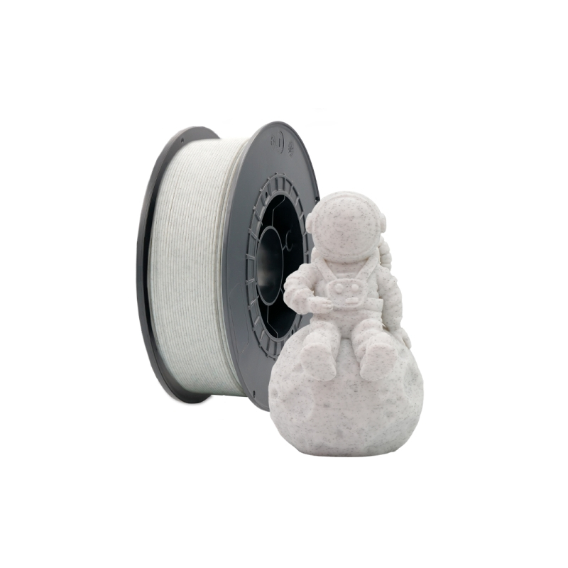 Filamento 3D PLA - Diâmetro 1.75mm - Bobina 1kg - Cor Mármore