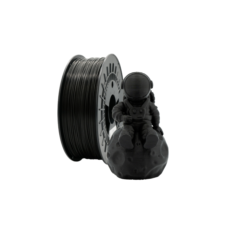 PLA MATTE 3D Filament - 1.75mm Diameter - 1kg Spool - Black
