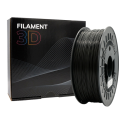 Filamento 3D PLA MATE - Diâmetro 1.75mm - Bobina 1kg - Cor Preto