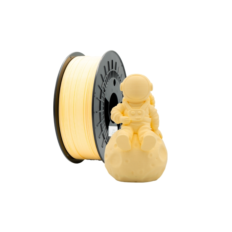 PLA MATTE 3D Filament - 1.75mm Diameter - 1kg Spool - Cream