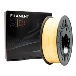 PLA MATTE 3D Filament - 1.75mm Diameter - 1kg Spool - Cream