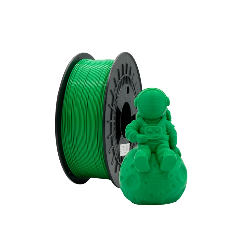Filamento 3D PLA MATE - Diâmetro 1.75mm - Bobina 1kg - Cor Verde