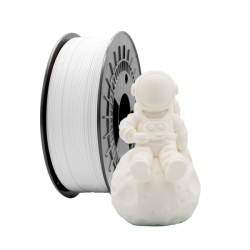 Filamento 3D PLA MATE - Diâmetro 1.75mm - Bobina 1kg - Cor Branco