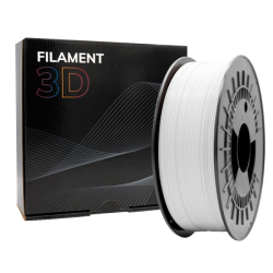 Filamento 3D PLA MATE - Diâmetro 1.75mm - Bobina 1kg - Cor Branco