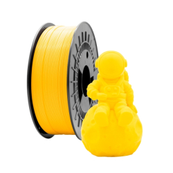 PLA MATTE 3D Filament - 1.75mm Diameter - 1kg Spool - Yellow