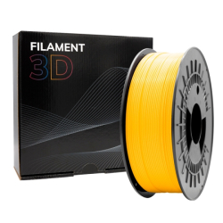 PLA MATTE 3D Filament - 1.75mm Diameter - 1kg Spool - Yellow
