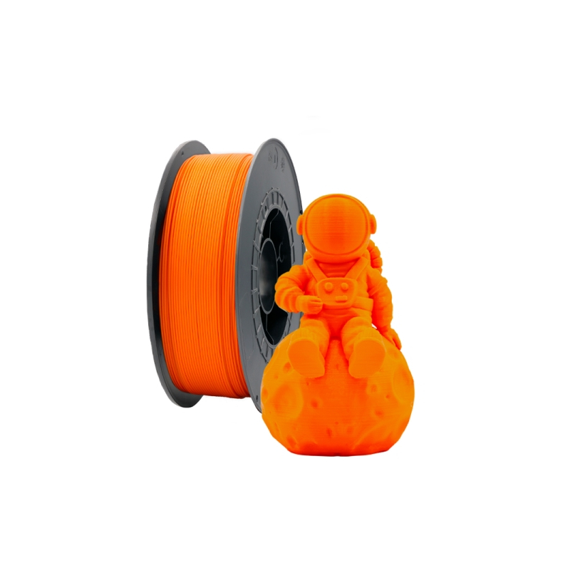 Filamento 3D PLA - Diametro 1.75mm - Bobina 1kg - Color Naranja