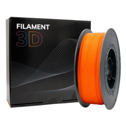 Filamento 3D PLA - Diâmetro 1.75mm - Bobina 1kg - Cor Laranja