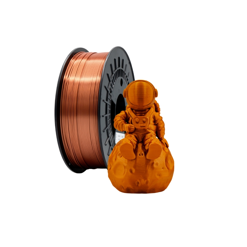 Filamento 3D PLA SILK - Diâmetro 1.75mm - Bobina 1kg - Cor Cobre