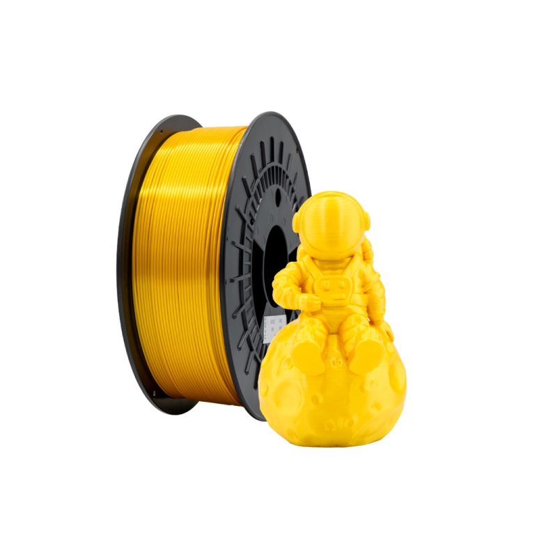 PLA SILK 3D Filament - 1.75mm Diameter - 1kg Spool - Gold