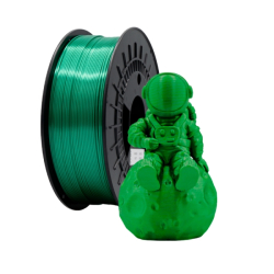 PLA SILK 3D Filament - 1.75mm Diameter - 1kg Spool - Green
