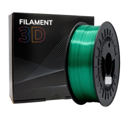 Filamento 3D PLA SILK - Diâmetro 1.75mm - Bobina 1kg - Cor Verde