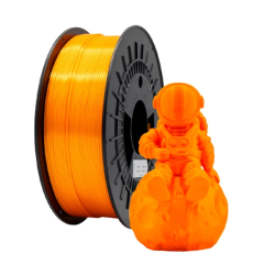 Filamento 3D PLA SILK - Diâmetro 1.75mm - Bobina 1kg - Cor Laranja